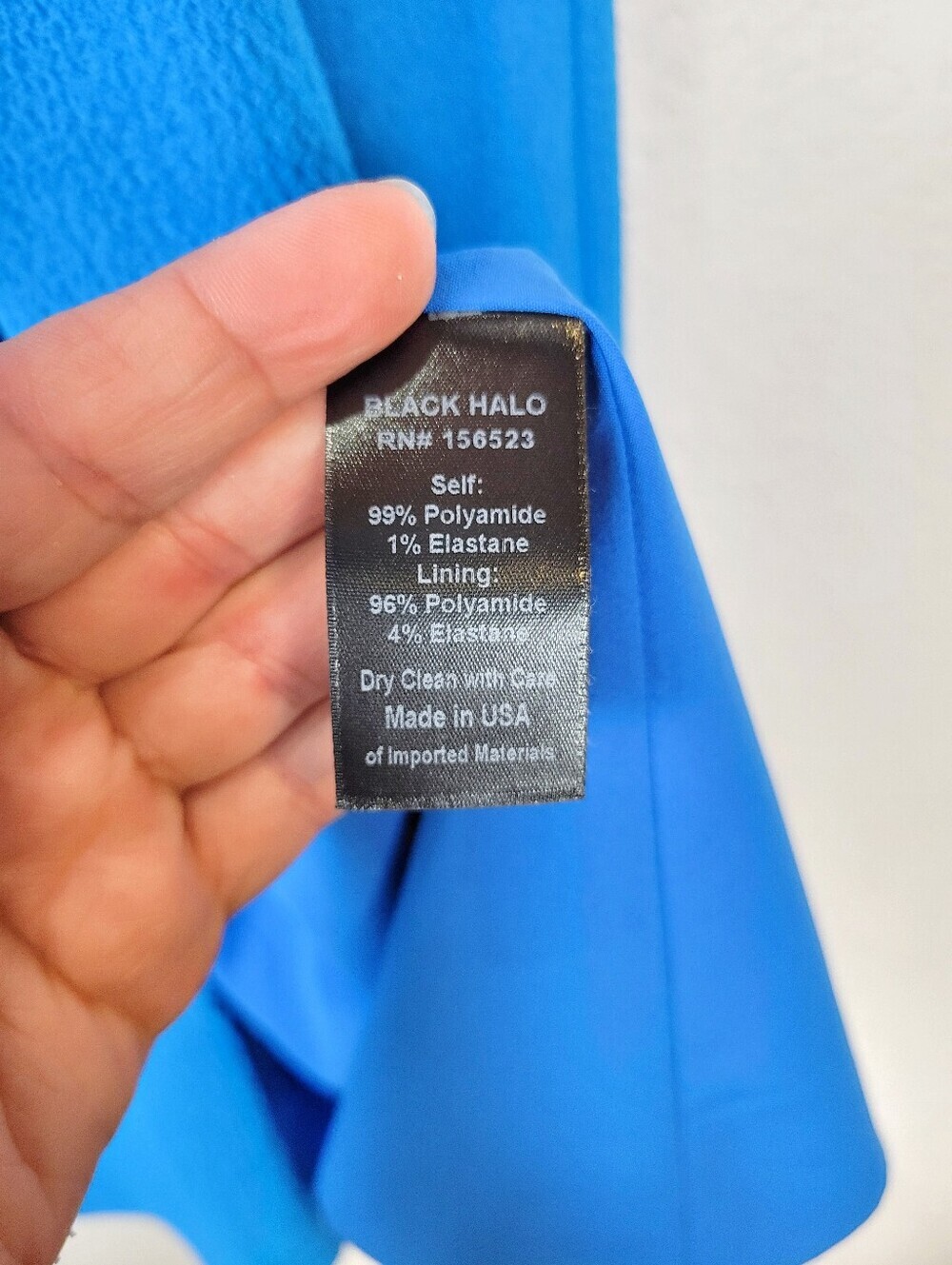 NWT Black Halo Coralia Breezy Blue A-Line Dress Size 4 - Picture 13 of 14
